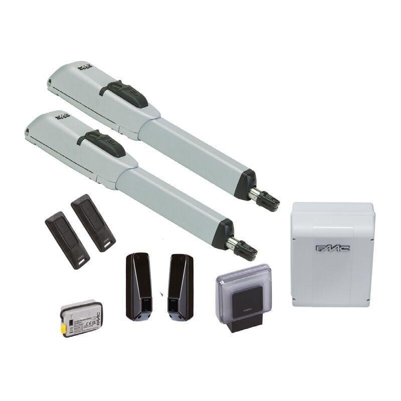 Kit longmaster Motorisation portail battant Faac 24V Faac