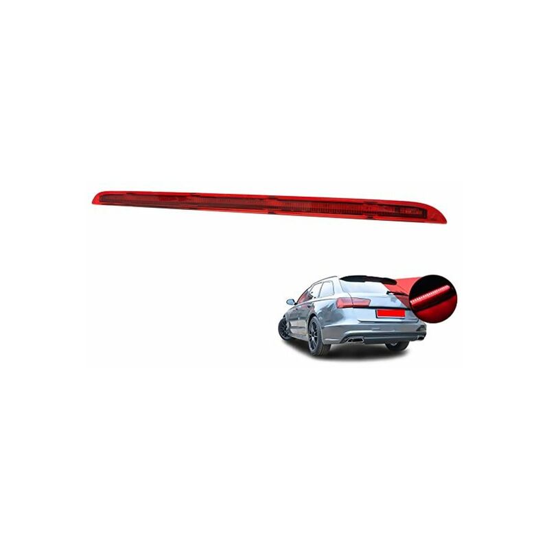 Image of Kit Luce Terzo Stop a Led Singolo Rosso Per Audi A6 Avant S6 C6 2005-2011 oem 4F9945097