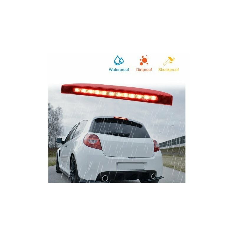 Image of Kit Luce Terzo Stop a Led Singolo Rosso Per Renault Clio ii 98-05 Clio mk iii Hatchback Box 2005- oem 7700410753