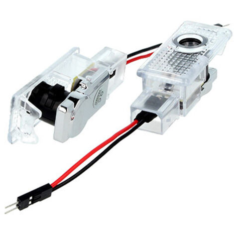 Kit Luci Led Logo Proiettori Auto Portiere Porsche 987 997 GT3 Cayenne Senza Modifica Plug & Play