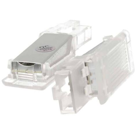 Kit Luci Led Pedaliere Auto Footwell Lamp VW Golf 5 6 7 Passat CC R36 Campmob Polo Caddy Jetta Scirocco Tiguan Touareg Phaeton Sharan Transporter Seat Alhambra Skoda Fabia Octavia