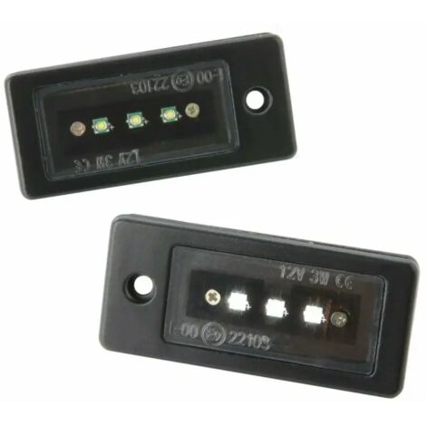 KIT LUCI TARGA A LED COMPATIBILE CON Audi A6, C6, 4F Limousine  Avant, VETRO FUME
