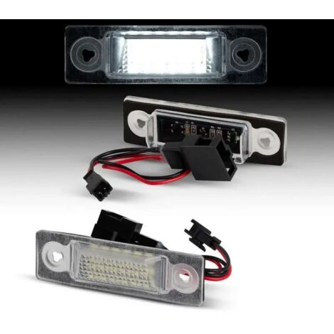 KIT LUCI TARGA A LED COMPATIBILE CON VW Sharan  Typ 7M9  BJ 2000-2010, VETRO TRASPARENTE
