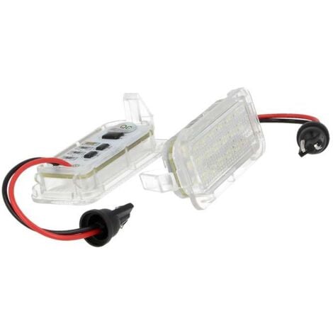 CARALL Kit Luci Targa Led Ford Focus 5d Mondeo Fiesta Dopo 2009 Jaguar XF Colore Bianco