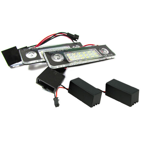 Kit Luci Targa Led Skoda Octavia 1Z Dopo 2008 Roomster 5J 06-10 Bianco No Errore
