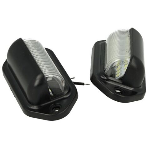 Kit Luci Targa Led Universale 12V 2W Lampada Ingombro Luci Targa Per Moto Auto Rimorchio Furgone Barca Omologato CE E8