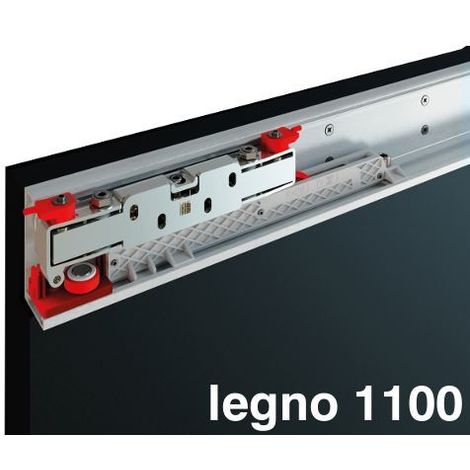 Binari A Pavimento Per Porte Scorrevoli.Kit Magic 2 Per Porta Legno Fino A Cm 110 Scorrevole Binario Invisibile K 0031 1 01