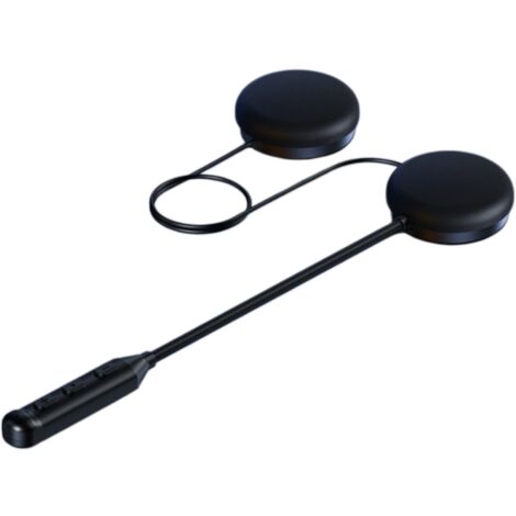 Kit mains libres Bluetooth 5.3 pour moto, haut-parleurs de casque avec réduction de bruit, micro intégré, commandes musicales et appels mains libres, étanchéité IP67