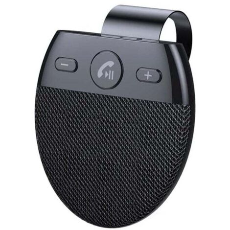 Kit mains libres de haut-parleur de voiture Bluetooth sans fil, commande vocale de pare-soleil de voiture mains libres Bluetooth multipoint mains libres
