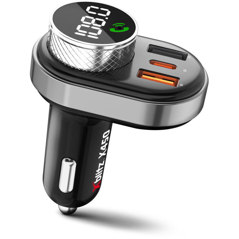 Kit mains libres Xblitz X450 avec transmetteur FM