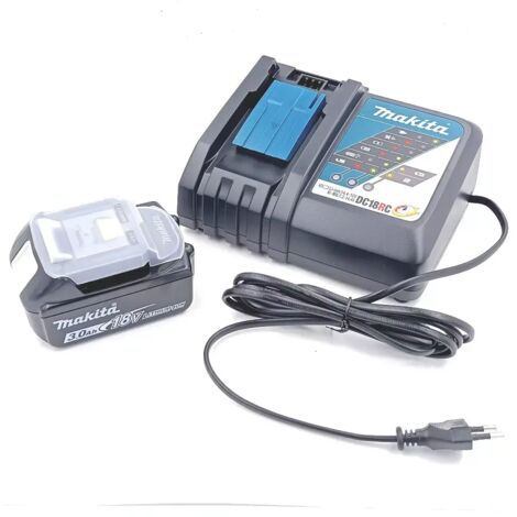 KIT MAKITA BATTERIA BL1830B & CARICABATTERIA D18RC OFFERTA