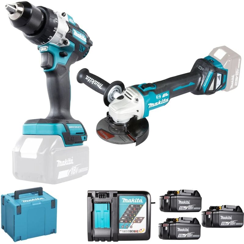 Makita - Ensemble d'outils électriques DLX2435TJ 18V 5Ah