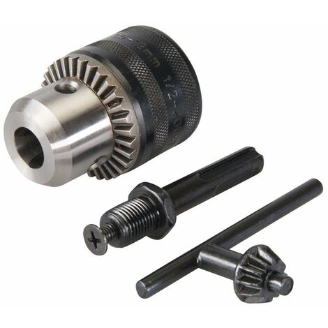 Kit mandrin 13 mm et adaptateur SDS-Plus - Filetage UNF 1/2''