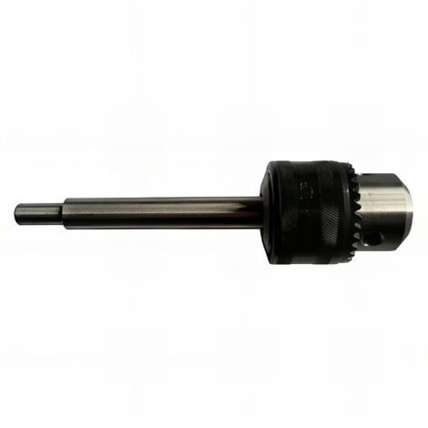 Kit mandrin et arbre pour transformation de mortaiseuse à bédane carré en perceuse à colonne – Alésage 19,07 mm – Mandrin à clé 16 mm – Holzprofi