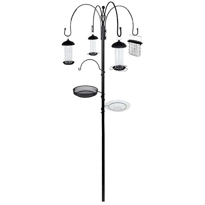 Gardman - Kit mangeoire avec bain à oiseaux Complete station