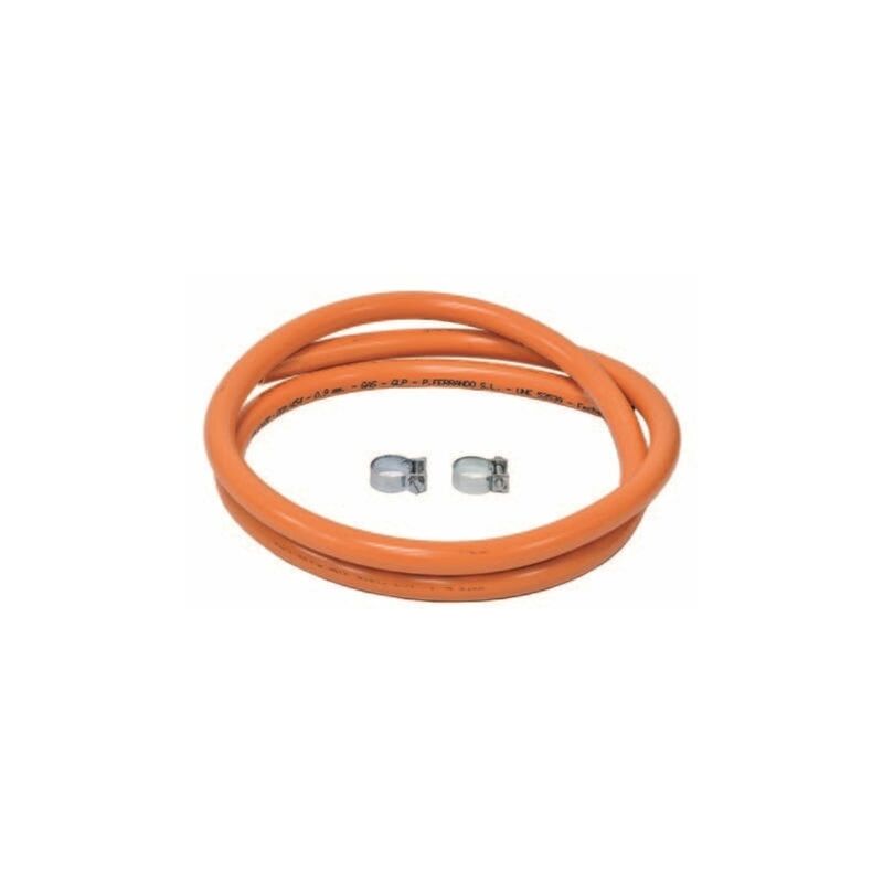 

Kit manguera para gas butano de 1,5 m y 2 abrazaderas
