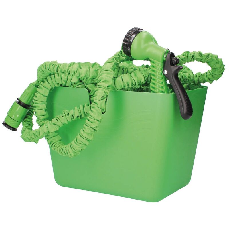 

Kit manguera flexible tipo serpiente 10M - 30M + cesta con gancho