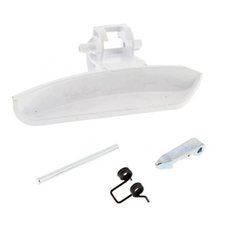 KIT MANIGLIA LEVA PORTA OBLO\' LAVATRICE REX ELECTROLUX AEG ORIGINALE 4055392858