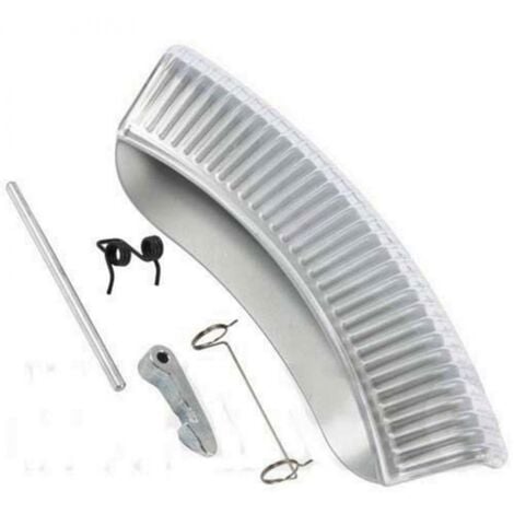 KIT MANIGLIA SPORTELLO OBLO' LAVATRICE GRIGIO SILVER  REX ELECTROLUX ZANUSSI