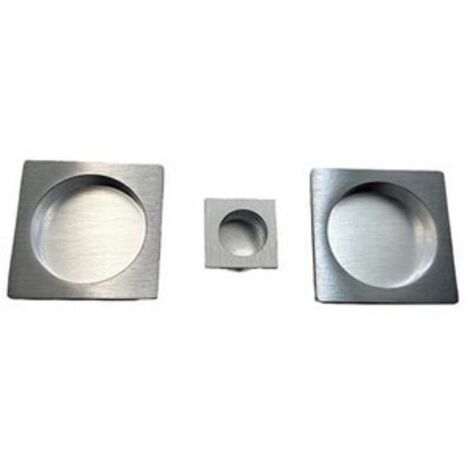 KIT MANIGLIE QUADRO CIECO PORTE SCORREVOLI CROMO