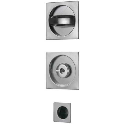 KIT MANIGLIE QUADRO PORTE SCORREVOLI CROMO