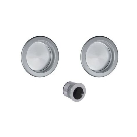 KIT MANIGLIE TONDO CIECO PORTE SCORREVOLI ORO- 1,0 pz