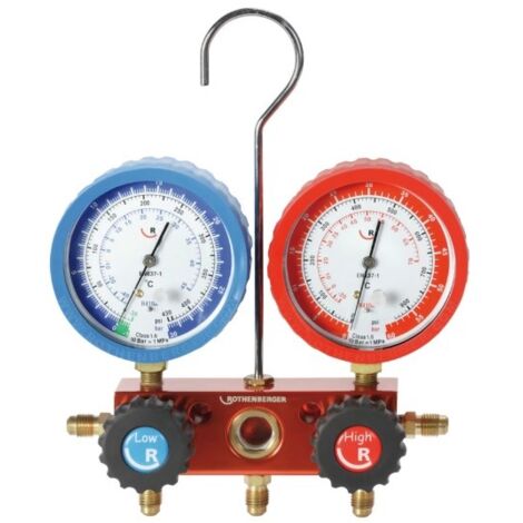 Kit manomètre 2 voies - ROTHENBERGER Modèle : R22-R407C