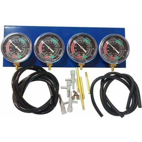 Kit manometro universale per bilanciamento del carburatore per motociclette a 2, 3 o 4 cilindri