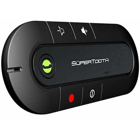Kit manos libres para coche con altavoz y visera Bluetooth compatible con smartphones (negro) - kueatily-DPZO