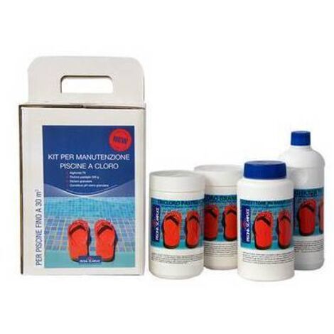 KIT MANTENIMENTO A CLORO FINO A 30 M3