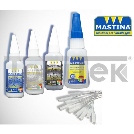 KIT MASTINA 25gr COLLA + SABBIA MINERALE INCOLLATUTTO PROFESSIONALE