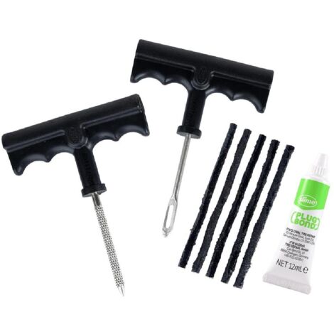 Kit Meches Pour Pneus Slime -5 Meches + 2 Outils + Plug Bond-