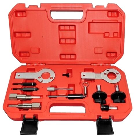 Kit Bloccaggio Distribuzione Diesel 4 Pezzi - Per Fiat 1.3 Multijet, Alfa Romeo, Ford | Acciaio Carbonio