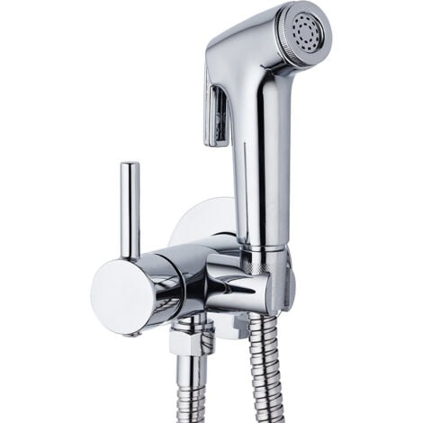 AQG Kit mezclador agua fría y caliente para sustituir el bidet Flix Cromo