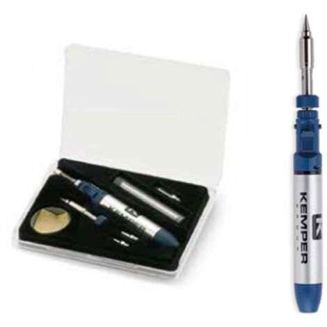Kit microsoudure Pyrogravure 1800W + recharge gaz + Accessoires + Mallette KEMPER