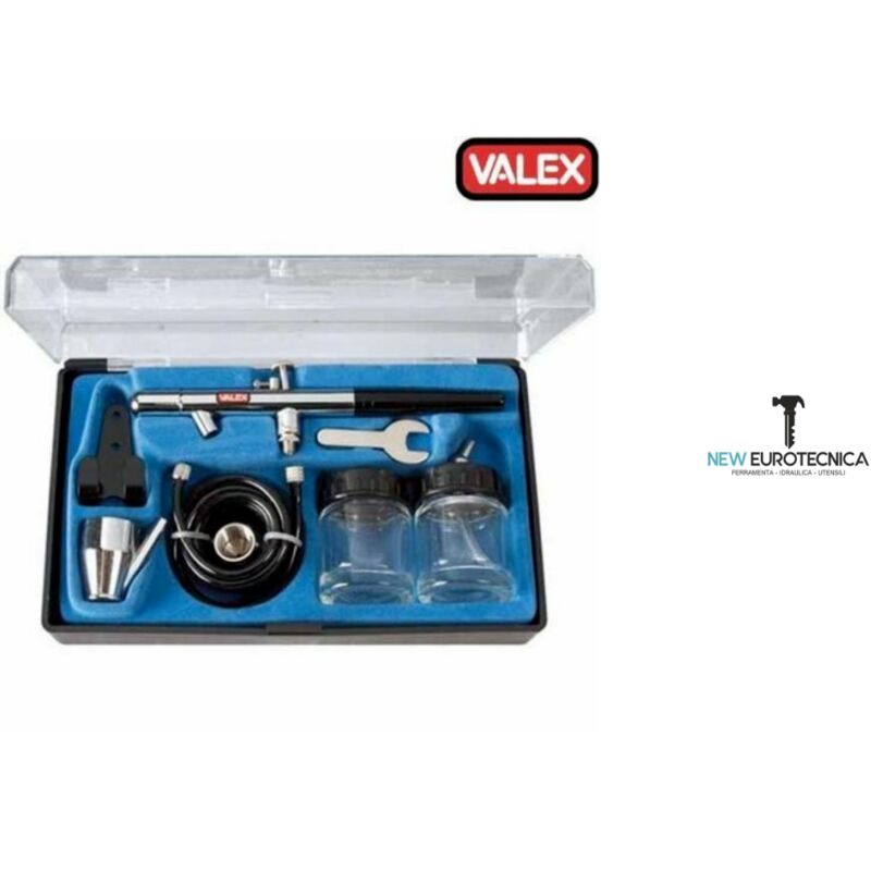 Image of Valex - 1551057 mini aerografo a penna in kit per modellismo decorazione ad aria