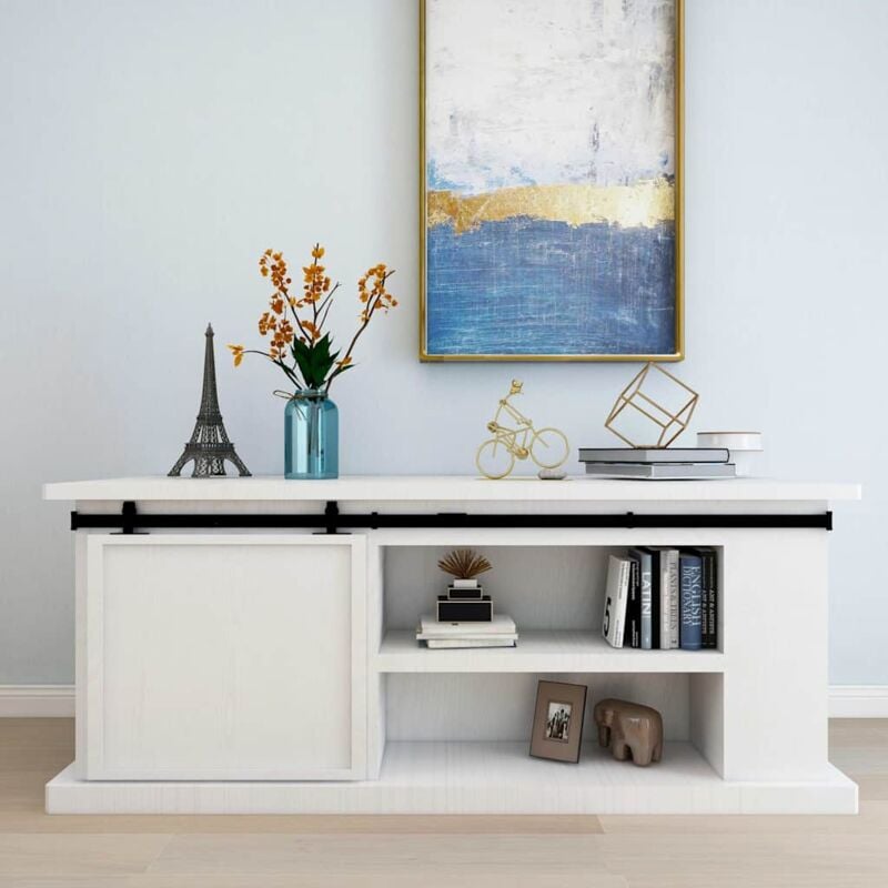 Vidaxl - Kit mini de porte d'armoire coulissante Acier au carbone 200 cm