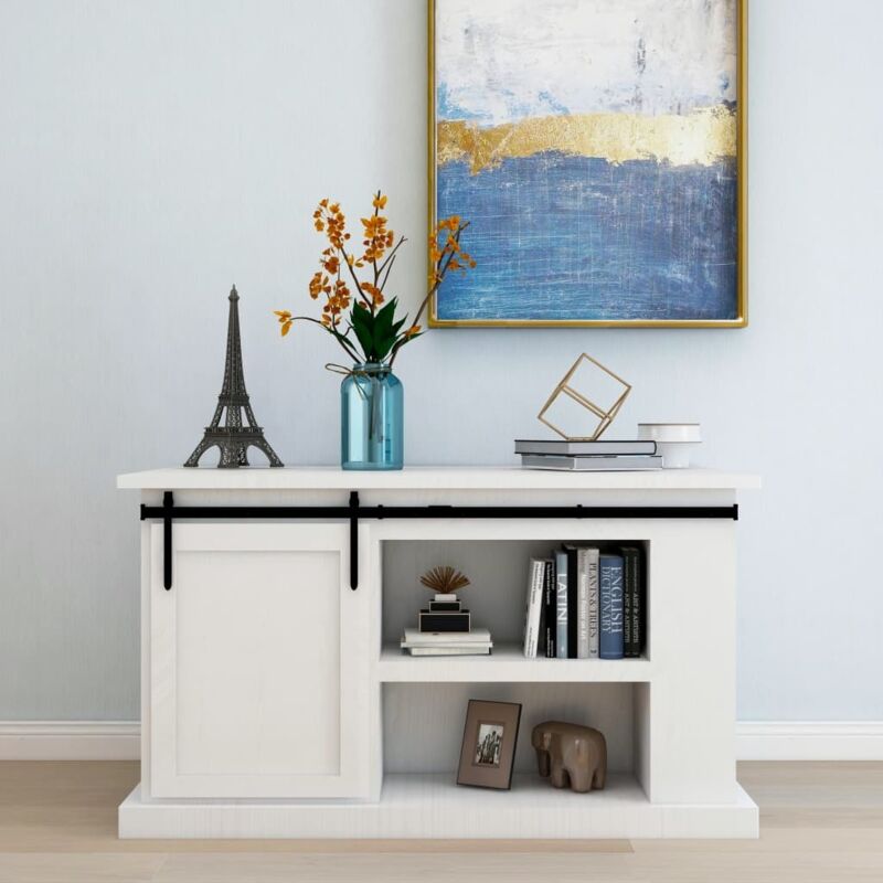 Vidaxl - Kit mini de porte d'armoire coulissante Acier au carbone 152 cm