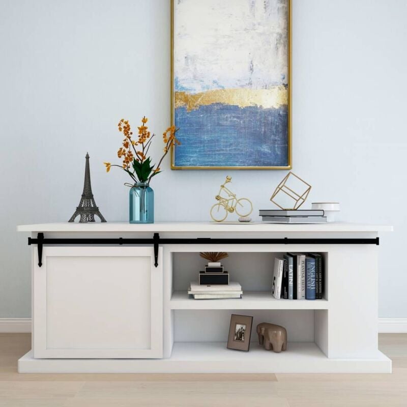 Vidaxl - Kit mini de porte d'armoire coulissante Acier au carbone 200 cm