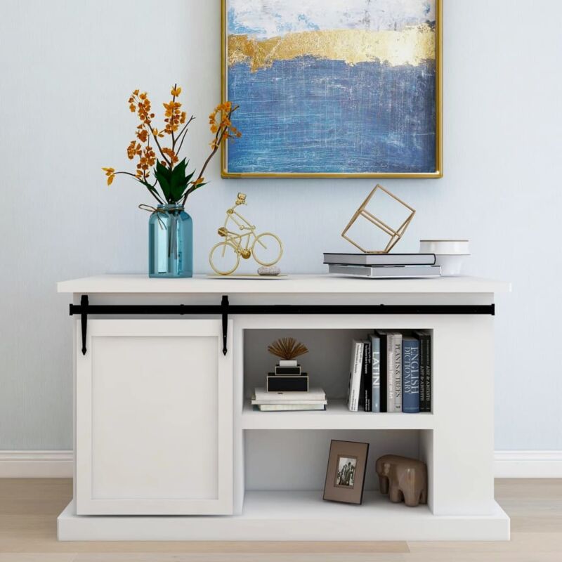 Vidaxl - Kit mini de porte d'armoire coulissante Acier au carbone 152 cm