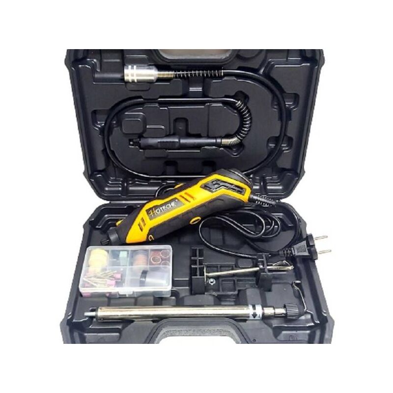Image of Trade Shop - Kit Mini Drill Elettrico Utensile Rotativo Accessori Trapano Rotante P801208