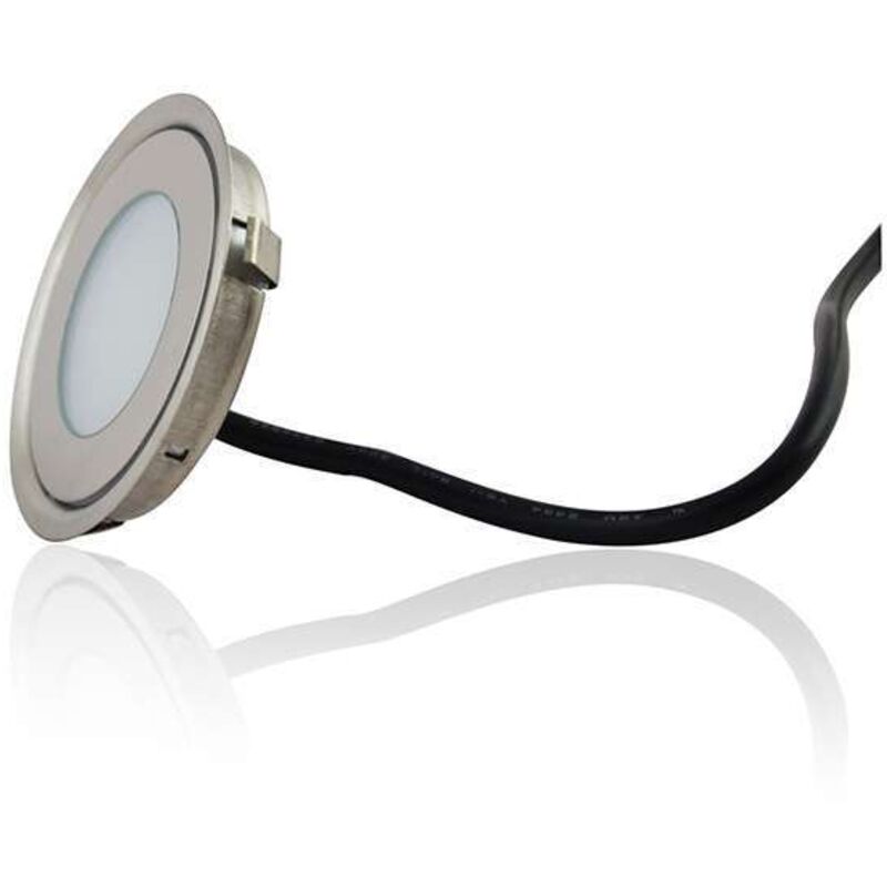 Kit Mini Spot led Encastrable Rond Ultra-plat rgbw 0,5W DC12V IP67 26 spots led