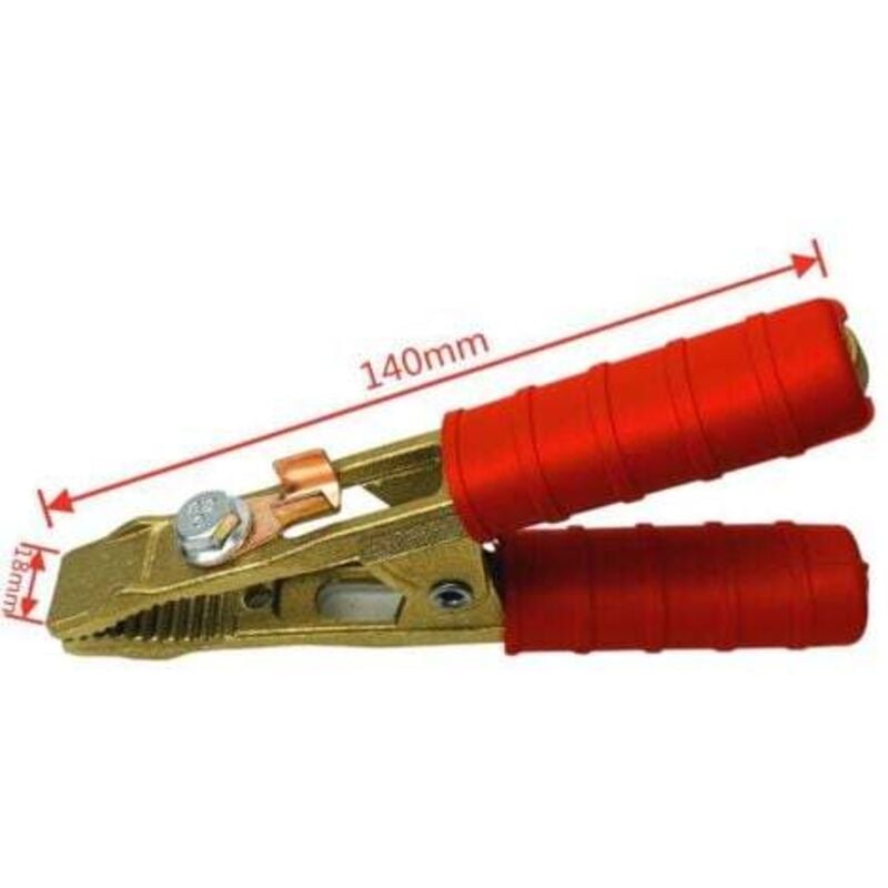 Image of Kit mit 2 Pro (+ und -) Messing-Batterie- oder Starterklemmen 250B, Starter- oder Batterieklemmen