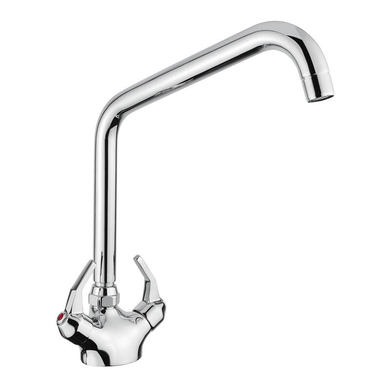 Idral - Kit mitigeur monotrou grand débit + bec orientable