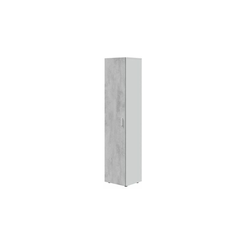 Image of Kit mobile multiuso 41X37XH182 cm bianco cemento