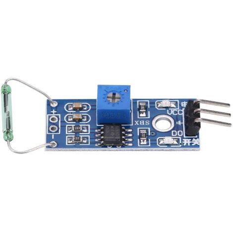 Kit modulo interruttore magnetico con sensore Reed, normalmente aperto, pannelli Reed in rame, per sensori porta, bilance elettroniche, contatori dell'acqua e altro ancora