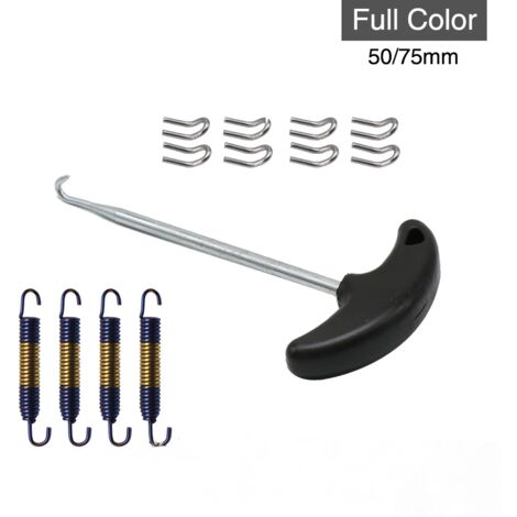 Kit molla colorata in acciaio inossidabile per scarico moto per strumento gancio per installazione estrattore tubo di scarico - Molla 50/75 mm