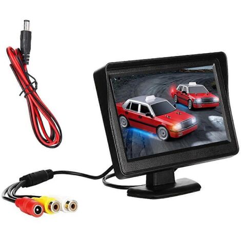 Kit moniteur de recul pour voiture DC 9V-24V 4,3 pouces TFT LCD--