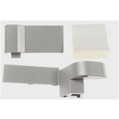 KIT MONTAGE PORTE A GAUCHE INOX GRIS POUR REFRIGERATEUR SAMSUNG - DA91-04476A