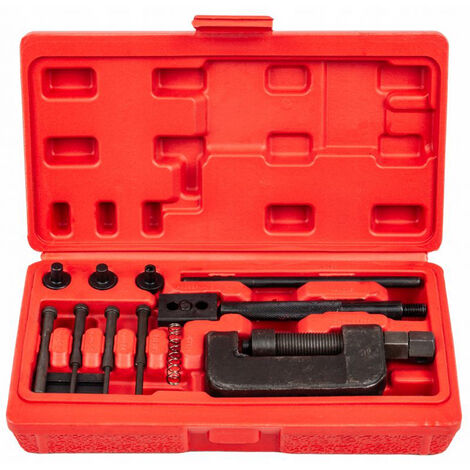 KIT MONTAGGIO SMONTAGGIO CATENE MOTOCICLI CICLOMOTORI BICI RIVETTATRICE KRAFT